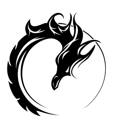 logo noir dragon